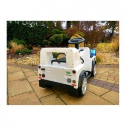 Land Rover White - Electric 6V Ride On Car