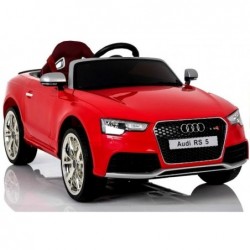 Audi RS5 Red - Electric Ride On Car - Rubber Wheels Leather Seats 2,4G Remote