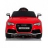 Audi RS5 Red - Electric Ride On Car - Rubber Wheels Leather Seats 2,4G Remote