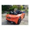 Jaguar F-Type Orange - Electric Ride On Car - Rubber Wheels Leather Seat Radio