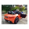 Jaguar F-Type Orange - Electric Ride On Car - Rubber Wheels Leather Seat Radio