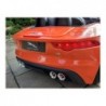 Jaguar F-Type Orange - Electric Ride On Car - Rubber Wheels Leather Seat Radio