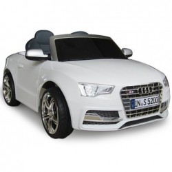 Audi S5 White - Electric Ride On Car 2x45W Rubber Wheels Remote Control