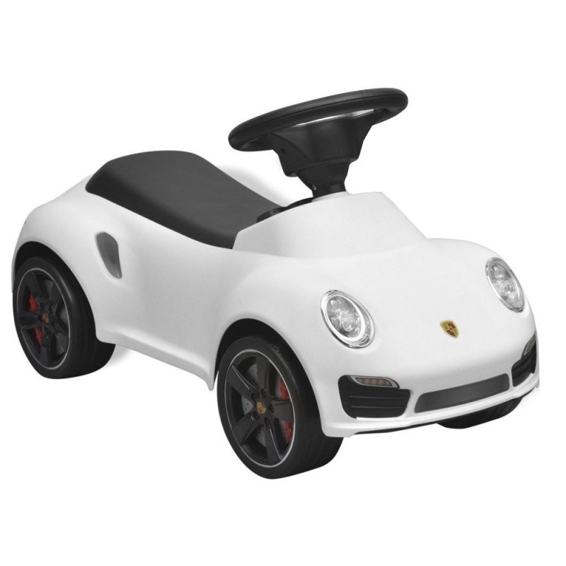 Porsche White - Push Along Ride On Vehicle