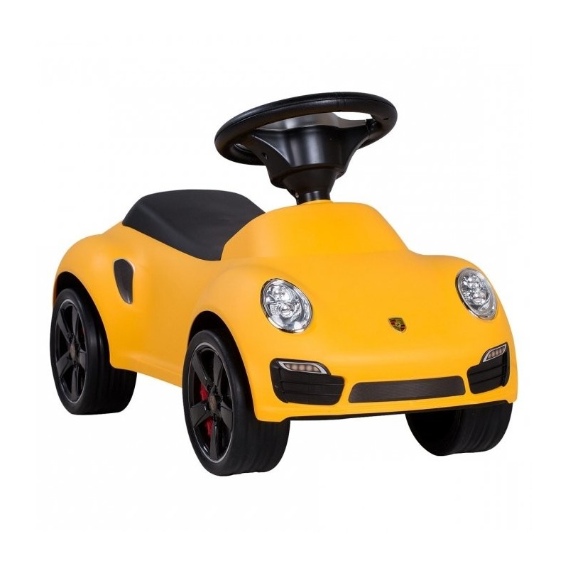 Porsche Yellow - Push Along Ride On Vehicle