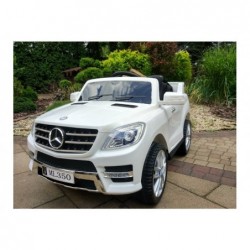 Mercedes ML350 White - Electric Ride On Car with 2.4G RC