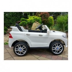 Mercedes ML350 White - Electric Ride On Car with 2.4G RC