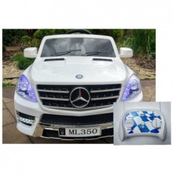 Mercedes ML350 White - Electric Ride On Car with 2.4G RC