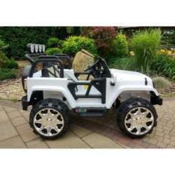 WXE1688 White 4x4 - Electric Ride On Car