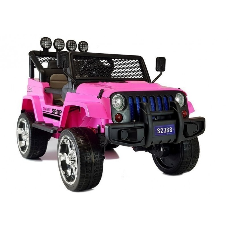 S2388 4x4 Off Road Jeep Pink - Electric Ride On Car