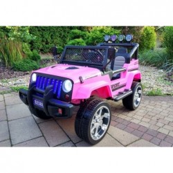 S2388 4x4 Off Road Jeep Pink - Electric Ride On Car