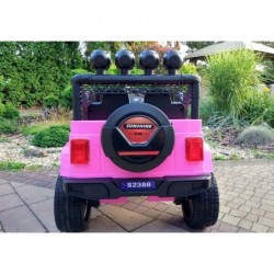 S2388 4x4 Off Road Jeep Pink - Electric Ride On Car