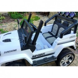 S2388 Off Road Jeep White - Electric Ride On Car