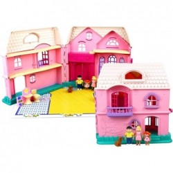 Fold Colorful House For Dolls