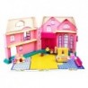 Fold Colorful House For Dolls