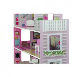 Wooden Dolls House "Stefie" Multi-Storey with 5 Rooms