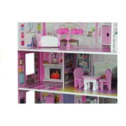 Wooden Dolls House "Stefie" Multi-Storey with 5 Rooms