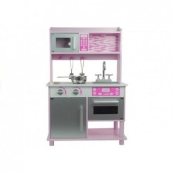 Wooden Kitchen 90cm "Maggy" with Metal Accessories