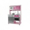 Wooden Kitchen 90cm "Maggy" with Metal Accessories