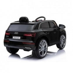 Audi Q5 Black Painting - Electric Ride On Car - Rubber Wheels Leather Seats 2,4G Remote