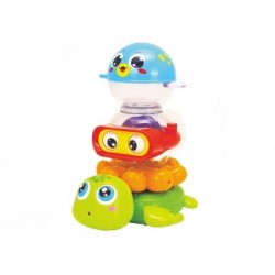 A set of bath toys consisting of 3 elements