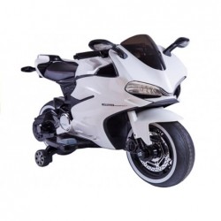 Motorcycle SX1628 Electric Ride On Car - White