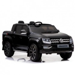 VW Amarok Black + MP4 - Ride on Car