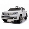 VW Amarok White + MP4 - Ride on Car