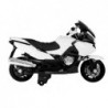 HZB118 White - Electric Ride On Motorcycle