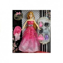 Doll with Long Hair Glamour 30 cm + Accessories