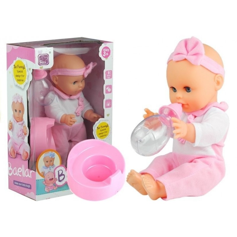 Baby Doll with Chamber Pot Bottle Drinks Pees