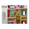 Wooden Dolls House 90 cm + Furnitures