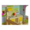 Wooden Dolls House 90 cm + Furnitures