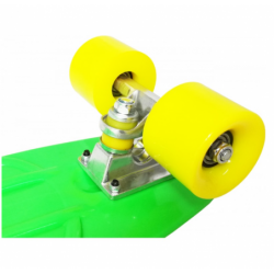 Cruiser Skateboard Vinyl Green and Yellow