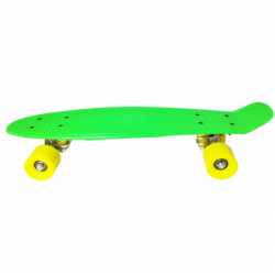 Cruiser Skateboard Vinyl Green and Yellow