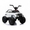 BDM0911 White - Electric Ride On Quad