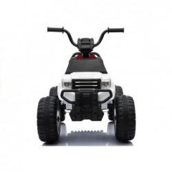 BDM0911 White - Electric Ride On Quad