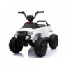 BDM0911 White - Electric Ride On Quad