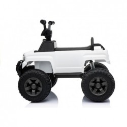 BDM0911 White - Electric Ride On Quad