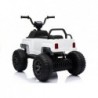 BDM0911 White - Electric Ride On Quad