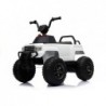 BDM0911 White - Electric Ride On Quad