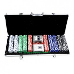 Poker Set Suitcase Black Jack 500 PCS