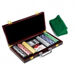 Poker Set Suitcase Black Jack