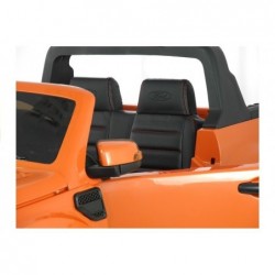 New Ford Ranger Orange Painting - 4x4 Electric Ride On Car - LCD Display