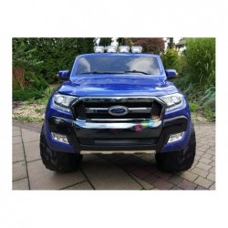 New Ford Ranger Blue Painting - 4x4 Electric Ride On Car - LCD Display