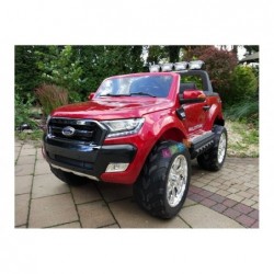 New Ford Ranger Red Painting - 4x4 Electric Ride On Car - LCD Display