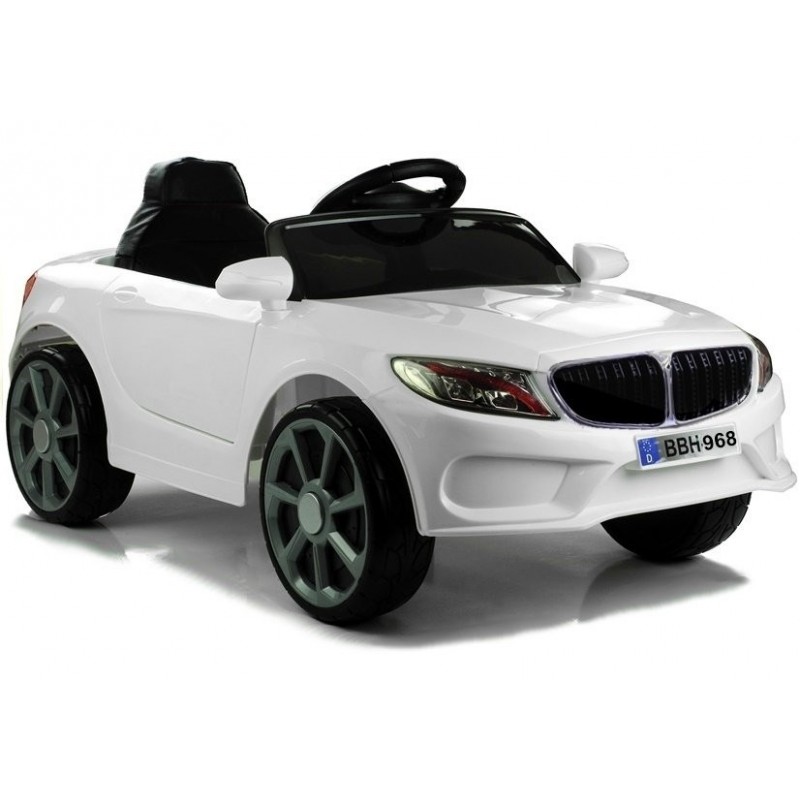 BBH968 White - Electric Ride On Car