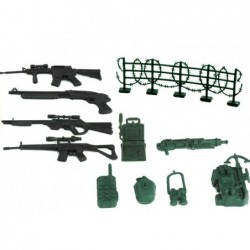 Big Military Toys Set Tank Helmet 17 pcs