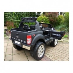 New Ford Ranger Black Matt Painting - 4x4 Electric Ride On Car - LCD Display