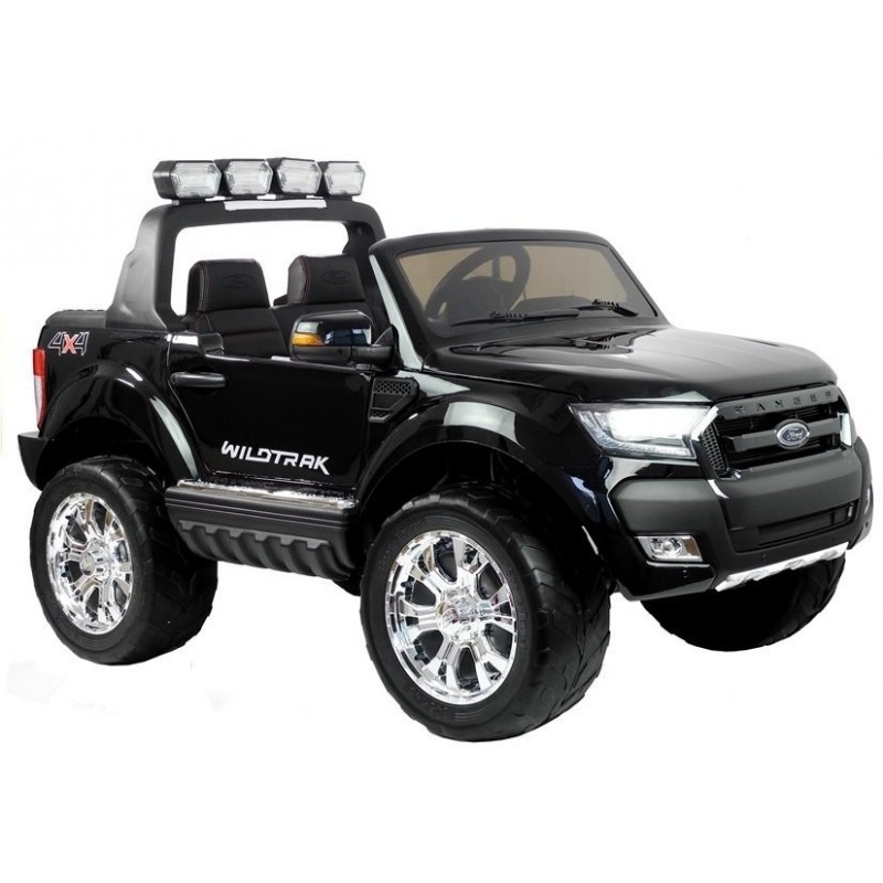 New Ford Ranger Black - 4x4 Electric Ride On Car - LCD Display